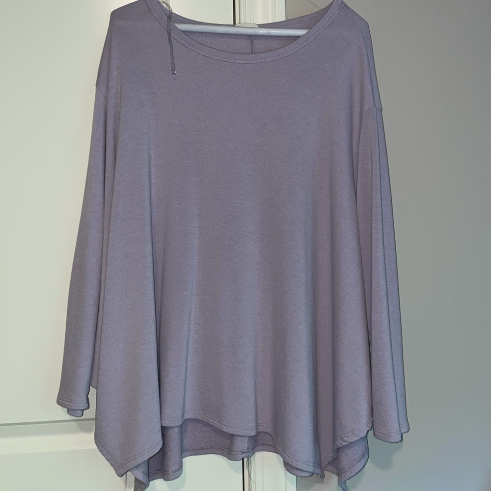 Lavender Flowy Top